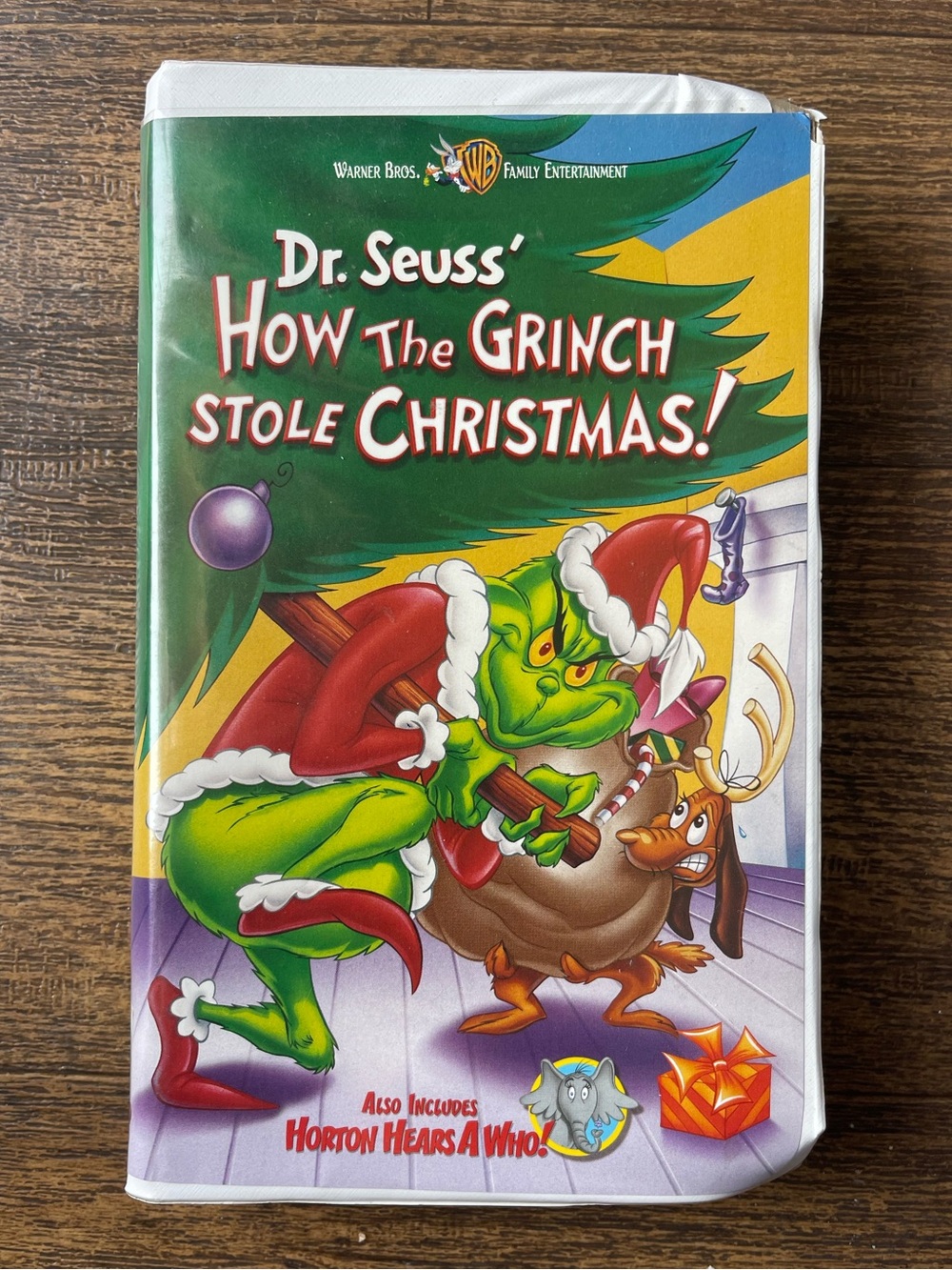 How the Grinch Stole Christmas VHS 2000 Warner Bros Dr. Seuss Horton Hears a Who